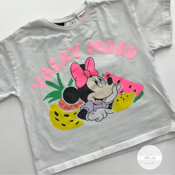 ZARA Disney Girls Shirt Size 4-5T - Picture 1 of 4